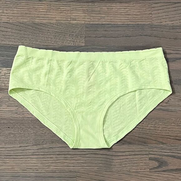 Victorias Secret Seamless Supersoft Smooth Hiphugger Hipster Panty lime - Picture 3 of 3